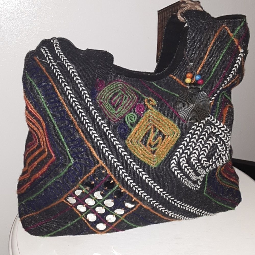 Catori boho tote bag